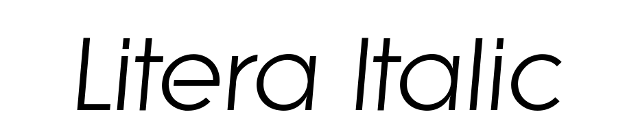 Litera Italic Font Download Free